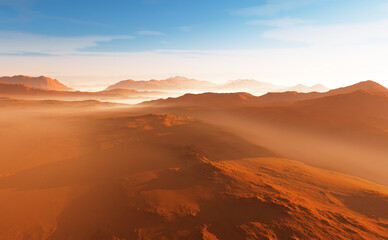Exoplanet or Extrasolar red planet
