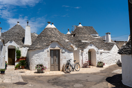 les  trulli Alberobello dans les pouilles