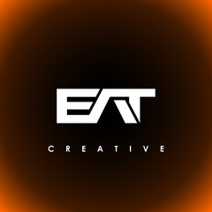 EAT Letter Initial Logo Design Template Vector Illustration