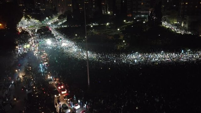 Argentina campe&oacute;n Copa Am&eacute;rica 2021. Festejos en Rosario, Santa Fe. Ciudad natal de Messi y Di Mar&iacute;a