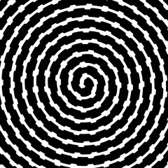 Swirl hypnotic black and white spiral. Monochrome abstract background. Vector flat geometric illustration.Template design for banner, website, template, leaflet, brochure, poster