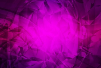 Dark Purple vector backdrop with memphis shapes.