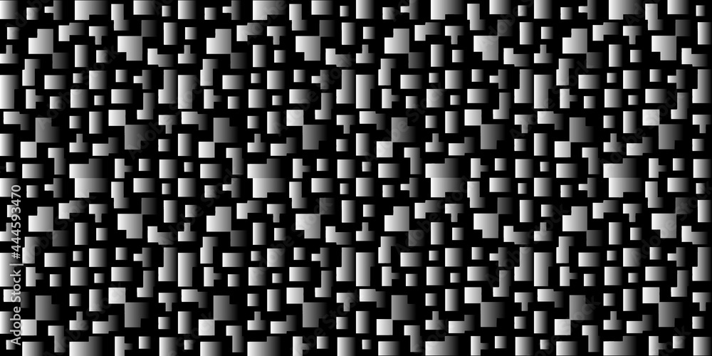 Poster seamless abstraction from rectangles for fabric design. technology concept design. modern geometric 