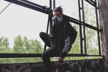 darkstyle , dark , techwear , hard , hardstyle , pigtails , model , wild , boy , beautiful , hardwear , braids , hair , goth , punk , darkwear , anime , black , follow #likeforlikes #photo