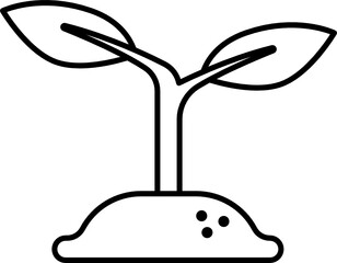 growth plant icon