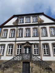 Fototapeta na wymiar Barockes Stadthaus in Horn-Bad Meinberg