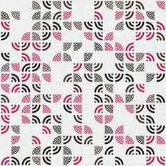 Abstract Geometric Pattern generative computational art illustration