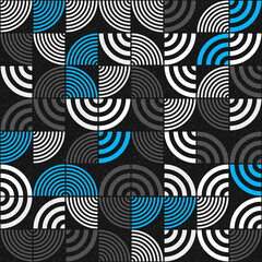 Abstract Geometric Pattern generative computational art illustration