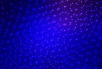 Dark BLUE vector pattern with spheres.