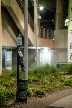 Pet Waste Station Brickell Miami Underline