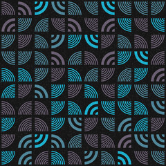 Abstract Geometric Pattern generative computational art illustration