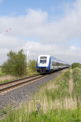 train in motion