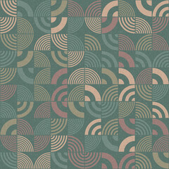 Abstract Geometric Pattern generative computational art illustration