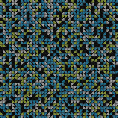 Abstract Geometric Pattern generative computational art illustration