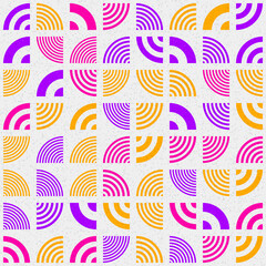 Obraz premium Abstract Geometric Pattern generative computational art illustration