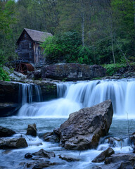 Glade Creek Grist Mill on a Late Spring Evening - The journey begins "close" to home.