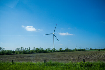 wind turbines farm