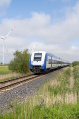 train on the railway