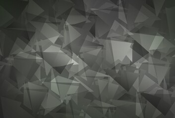 Light Gray vector abstract polygonal pattern.