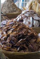 dried fish in the market