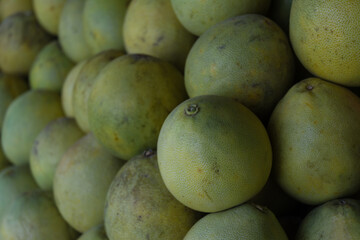 Pomelo fruit on market