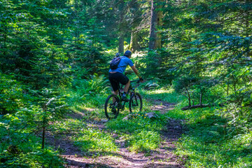 Mountain biking