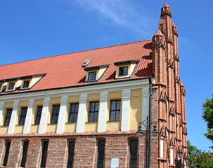 The Town Hall in Chojna - a Gothic-Baroque building, erected in the second quarter of the 14th century.