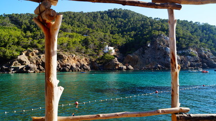 Malerische Bucht am Mittelmeer, Ibiza