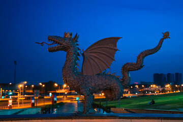 Zilant, a symbol of Kazan city, Russia