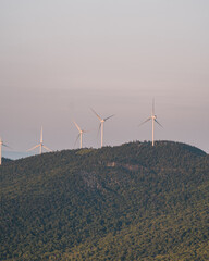 Mountaintop windmills