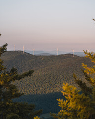 Mountaintop windmills