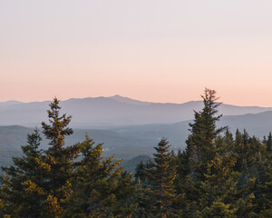 Sunset from Mt. Norris