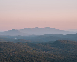 Sunset from Mt. Norris