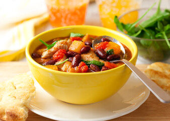 Turkey Ragout with Vegetables in bowl