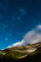 Photographing the night sky above Mount Cook National Park, New Zealand