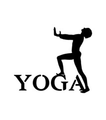 California tattoo yoga graphic design vector art