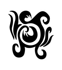 Tattoo tribal pattern graphic design vector art