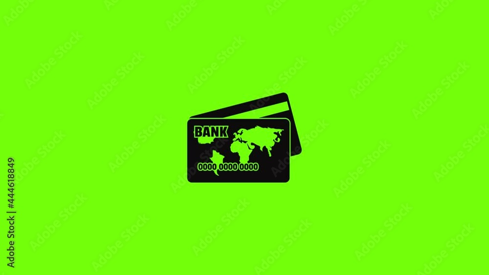 Sticker Credit card icon animation