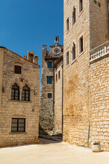 street in Bale in Croatia