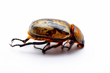 Eastern Hercules Beetle Scarab Isolated Sideview