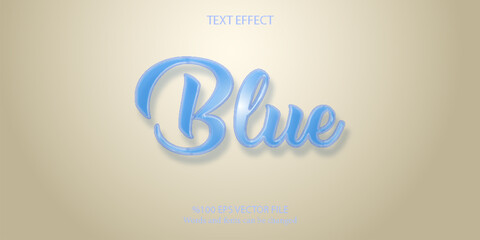 A nice icy blue editable text effect: Blue