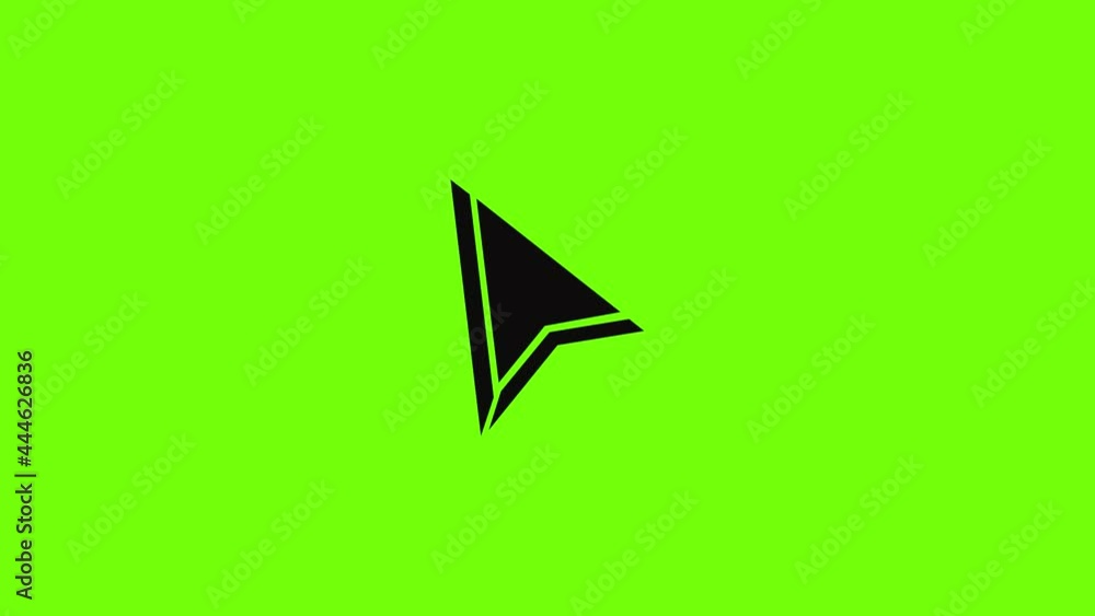 Poster cursor mouse element icon animation