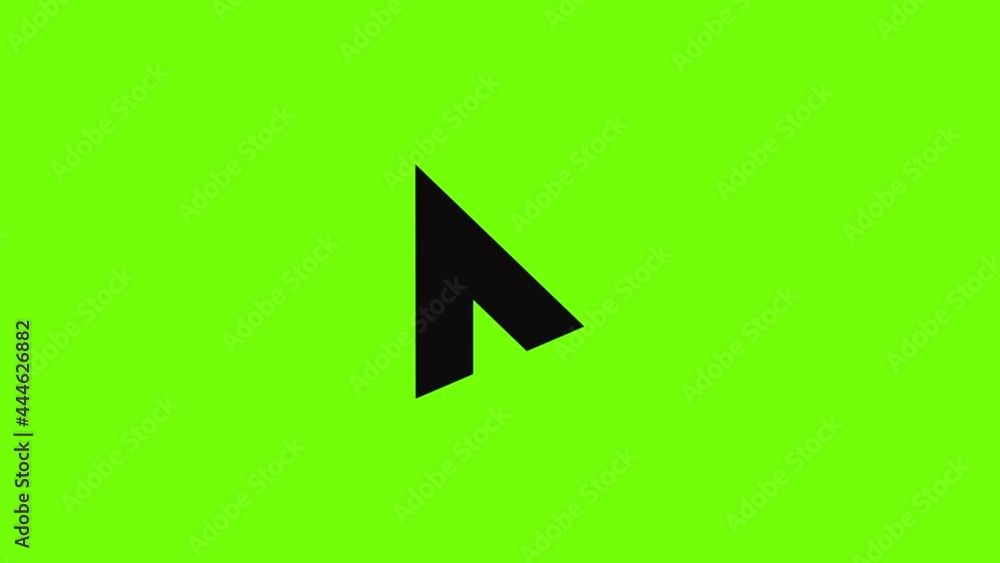 Poster cursor modern element icon animation