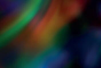Dark Multicolor vector blurred pattern.