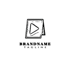 arrow button logo symbol icon design vector illustration