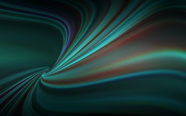 Dark Green vector blurred shine abstract texture.