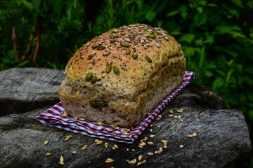 healthy eating with multigrain bread