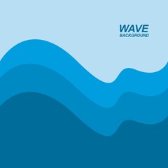 wave background vector illustration