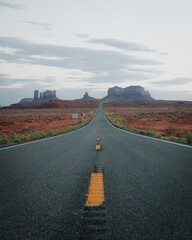 Road To Monument Valley Arizona USA American Southwest