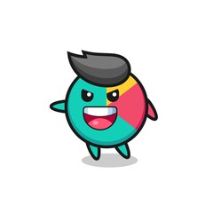 chart cartoon with very excited pose